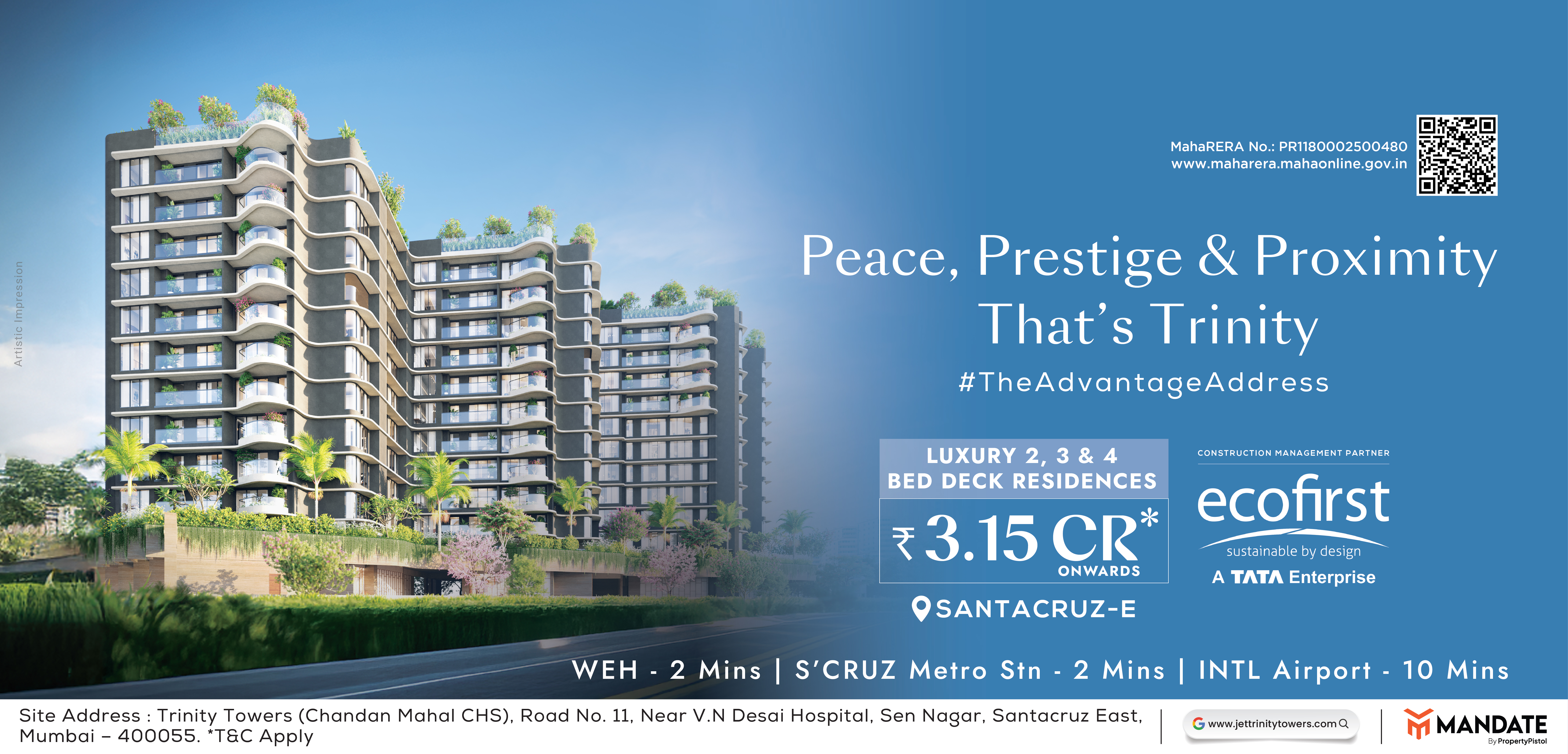 Binghatti Aquarise hero image