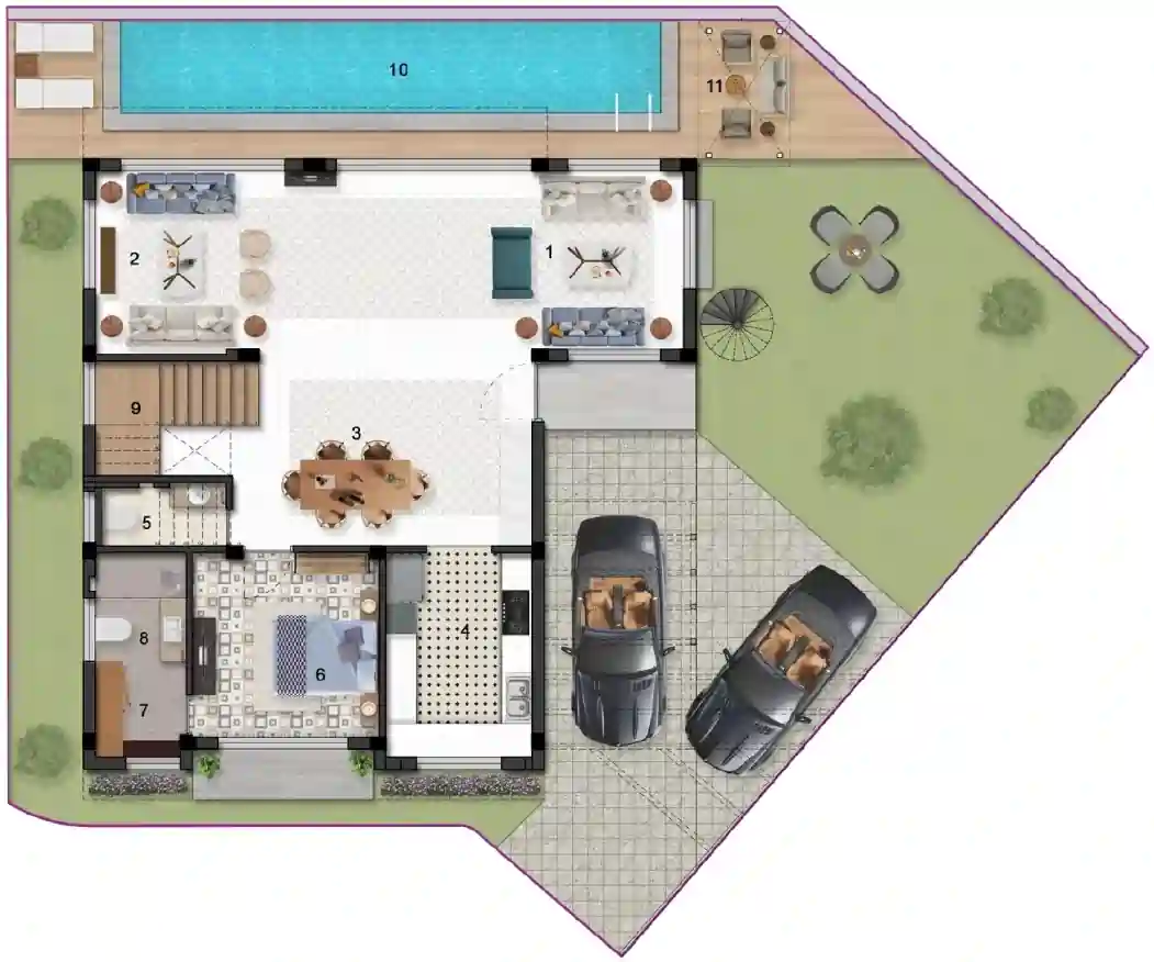 Jet Trinity Tower ground floor plan